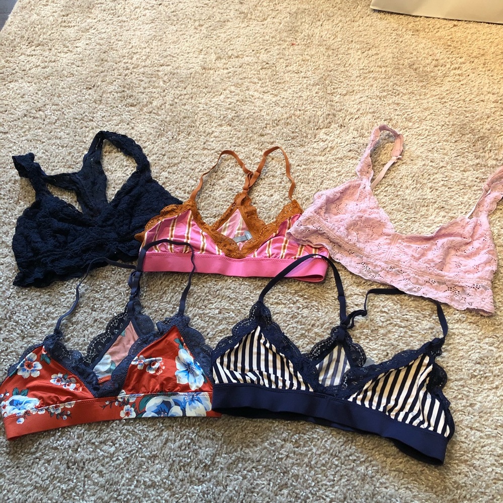 Set of 5 Aerie Bralettes